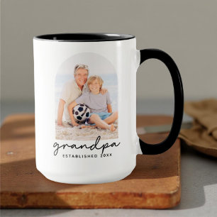 Opa hat 20XX Modernes einfaches Foto gegründet Tasse
