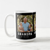 Opa hat Bold Black 3 Foto gegründet  Kaffeetasse (Links)