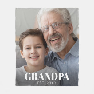 Opa hat den Großelterntag gegründet Fleecedecke