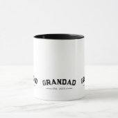 Opa hat ein neues Opa-Geschenk etabliert Tasse (Zentrum)