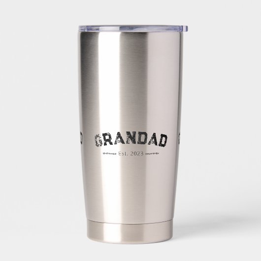 Opa hat ein neues Opa-Geschenk etabliert Thermobecher (Links)