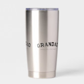 Opa hat ein neues Opa-Geschenk etabliert Thermobecher (Rückseite)