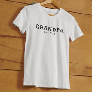 Opa hat fette schwarze Typografie etabliert T-Shirt