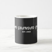Opa hat fette weiße Typografie eingerichtet Kaffeetasse (Mittel)