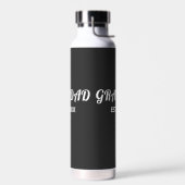 Opa hat fette weiße Typografie eingerichtet Trinkflasche (Links)