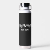 Opa hat fette weiße Typografie eingerichtet Trinkflasche (Rückseite)
