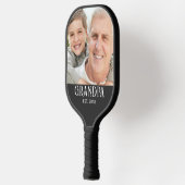 Opa hat Foto eingerichtet Pickleball Schläger (Links)