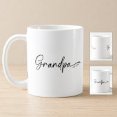 Opa hat Minimal Schriftzug etabliert Kaffeetasse