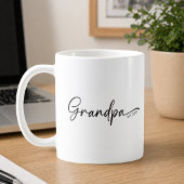 Opa hat Minimal Schriftzug etabliert Kaffeetasse