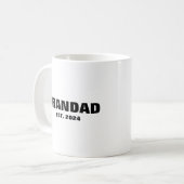 Opa hat moderne, fette Typografie etabliert Gesche Kaffeetasse (Vorderseite Links)