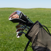 Opa hat modernes fettes Foto etabliert Golf Headcover (In SItu)