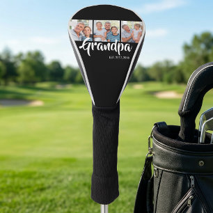 Opa hat modernes fettes Skript 3 Foto eingerichtet Golf Headcover
