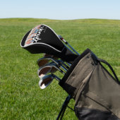 Opa hat modernes fettes Skript 3 Foto eingerichtet Golf Headcover (In SItu)
