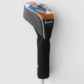Opa hat modernes Schriftfoto eingerichtet Golf Headcover (angewinkelt)