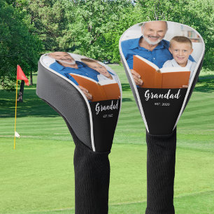 Opa hat modernes Schriftfoto eingerichtet Golf Headcover