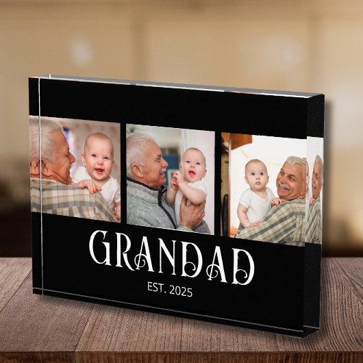Opa hat modernes Skript 3 etabliert Fotoblock
