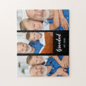 Opa hat modernes Skript 3 Foto eingerichtet Puzzle (Vertikal)