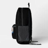 Opa hat modernes Skript 3 Foto Schwarz eingerichte Bedruckter Rucksack (Rechts)