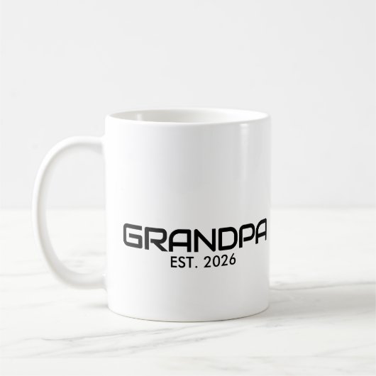 Opa hat neu gegründet Opa-Geschenk Kaffeetasse (Links)