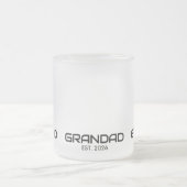 Opa hat neu Opa-Geschenk gegründet Mattglastasse (Mittel)