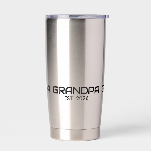 Opa hat neues Opa-Geschenk gegründet  Thermobecher (Links)