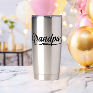 Opa hat Typografie neu Opa-Geschenk gegründet Thermobecher