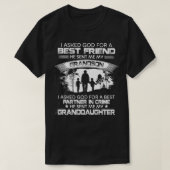 Opa, ich habe Gott für einen besten Freund Gefragt T-Shirt (Design vorne)