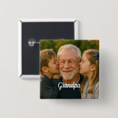 Opa individuelles Foto Button (Vorne & Hinten)