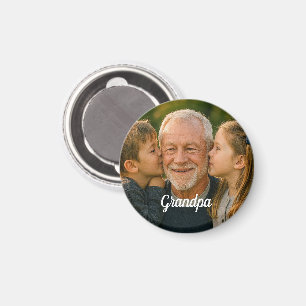 Opa individuelles Foto Magnet