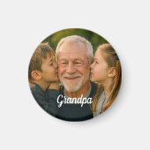 Opa individuelles Foto Magnet (Vorne)