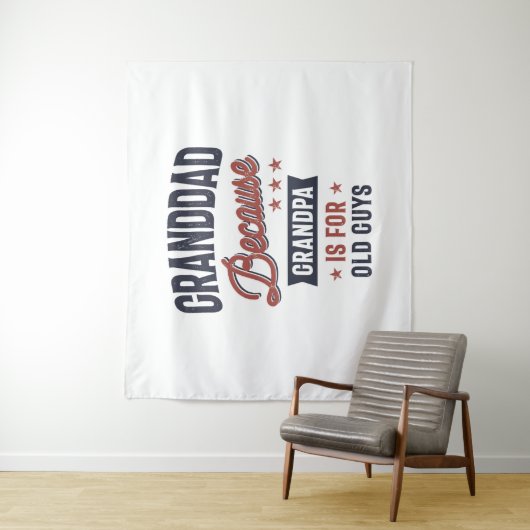 Opa ist für alte Typ Wandteppich (Beispiel)