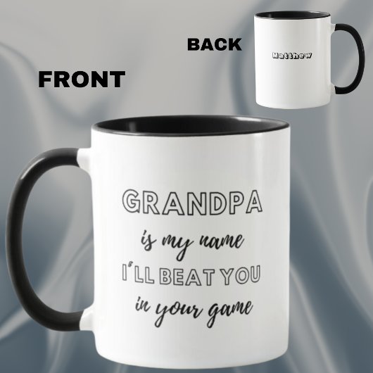 Opa ist mein Name, den ich dir in deinem Spiel sch Tasse
