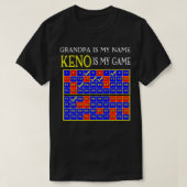 Opa ist mein Name Keno ist mein Game Großvater Ken T-Shirt (Design vorne)
