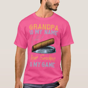 Opa ist mein Name Zigarren rauchen ist mein Spiel T-Shirt
