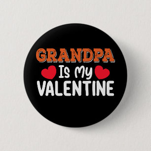 Opa ist mein Valentinstag Familie Sohn Tochter Button