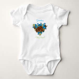 Opa-kleine Erdnuss Baby Strampler