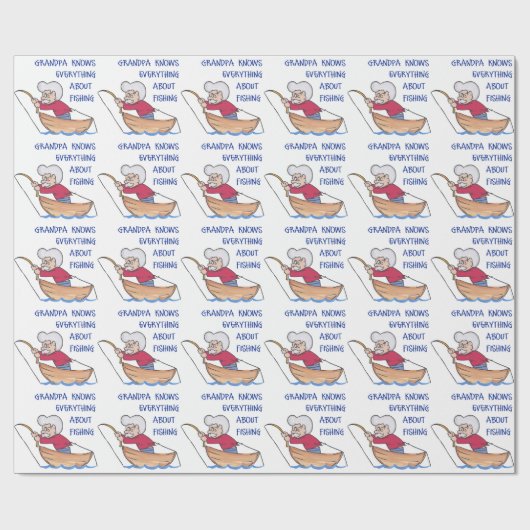 Opa Knows Geschenkpapier (Flach)