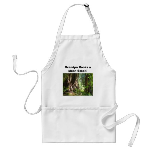 Opa kocht einen Gemeinen Steak! Schürze Redwoods (Vorne)