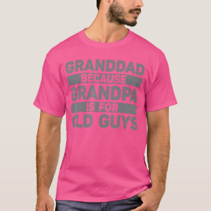 Opa Kunst Für Großvater Von Enkelkindern Vatertag T-Shirt