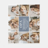 Opa Letter Custom Personalisiert Fleece Blanket (Vorderseite)