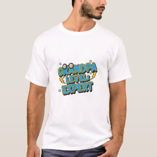 Opa-Level-Experte (Cartoon-Stil) T-Shirt