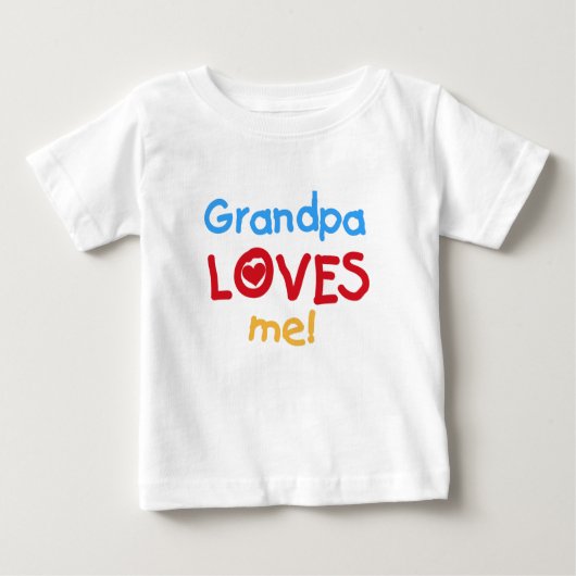 Opa-Lieben Baby T-shirt (Vorderseite)
