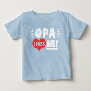 Opa Lieben ich Baby T-shirt