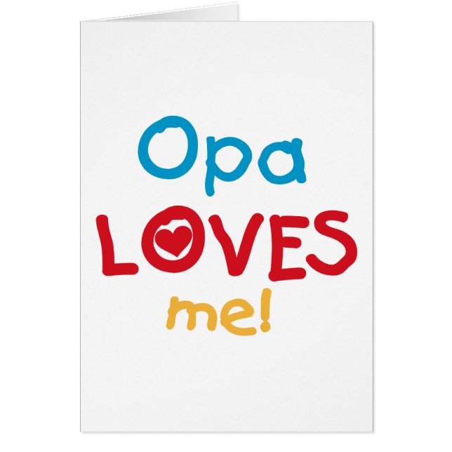 Opa Lieben ich T - Shirts und Geschenke (Vorne)