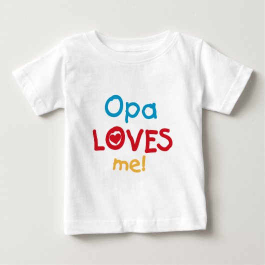 Opa Lieben Me T - Shirt und Geschenke (Vorderseite)