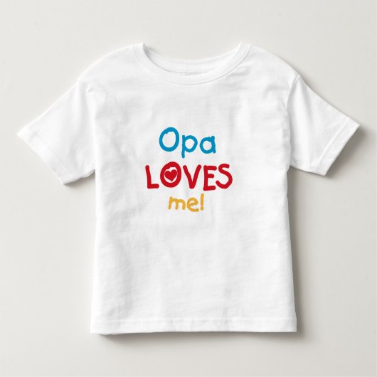 Opa Lieben Me T - Shirt und Geschenke (Vorderseite)
