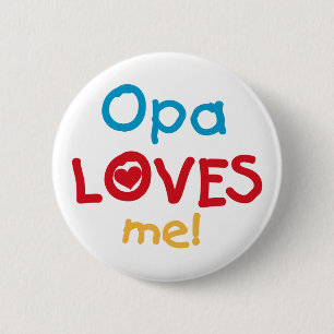 Opa Lieben Me T - Shirt und Geschenke Button