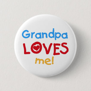 Opa Lieben Tshirts und Geschenke Button