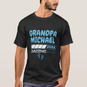 Opa Loading Funny Individuelle Name Jahr T-Shirt (Vorderseite)
