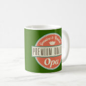 Opa (lustiges) Geschenk Kaffeetasse (VorderseiteRechts)